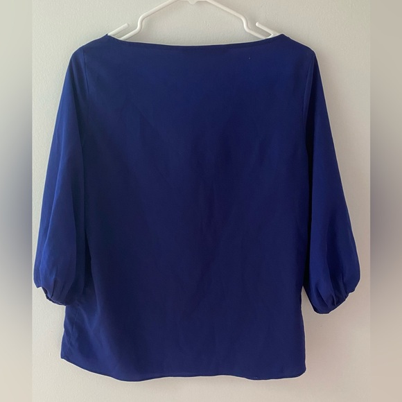 Zara basic blue top - Picture 2 of 3